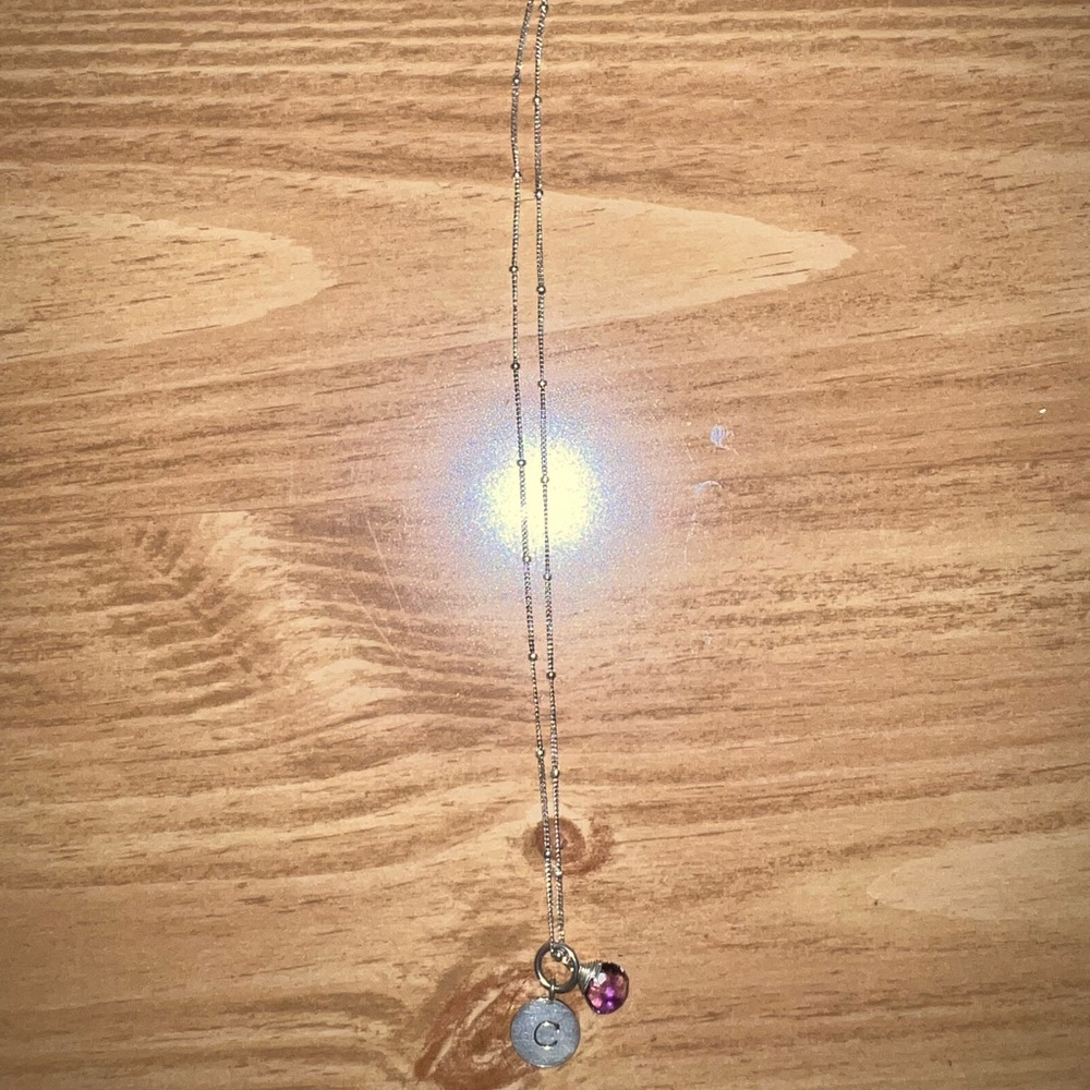 “C” necklace